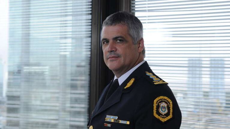 Fabián Perroni, el jefe de la Policía Bonaerense.