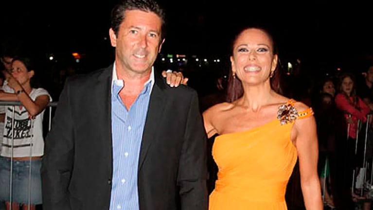 Fabián Rossi junto a Iliana Calabró cuando seguían juntos.