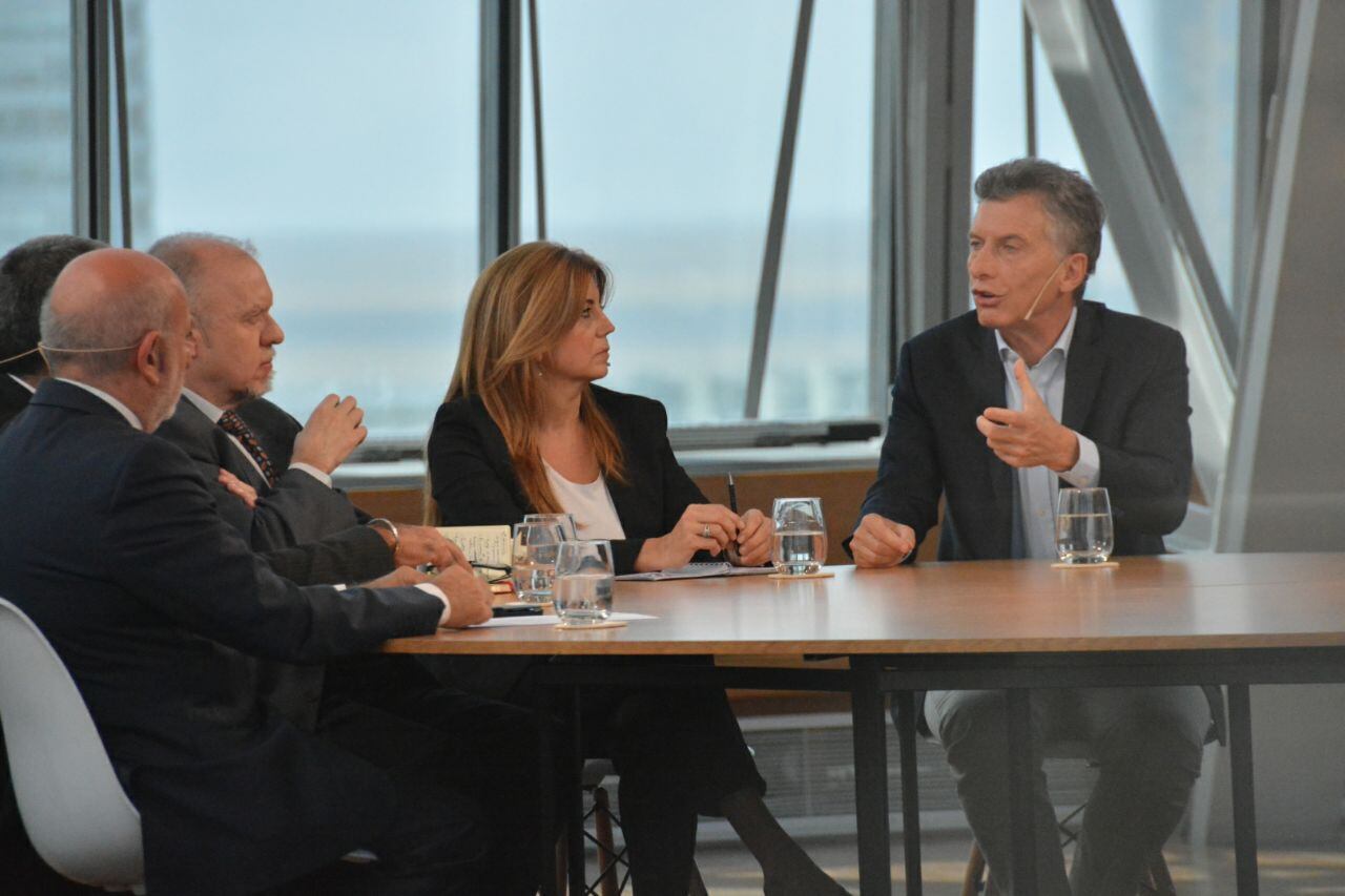 Fabiana Dal Prá participó del programa especial por "Los primeros 100 días" de Mauricio Macri. Foto: David Vilchez.