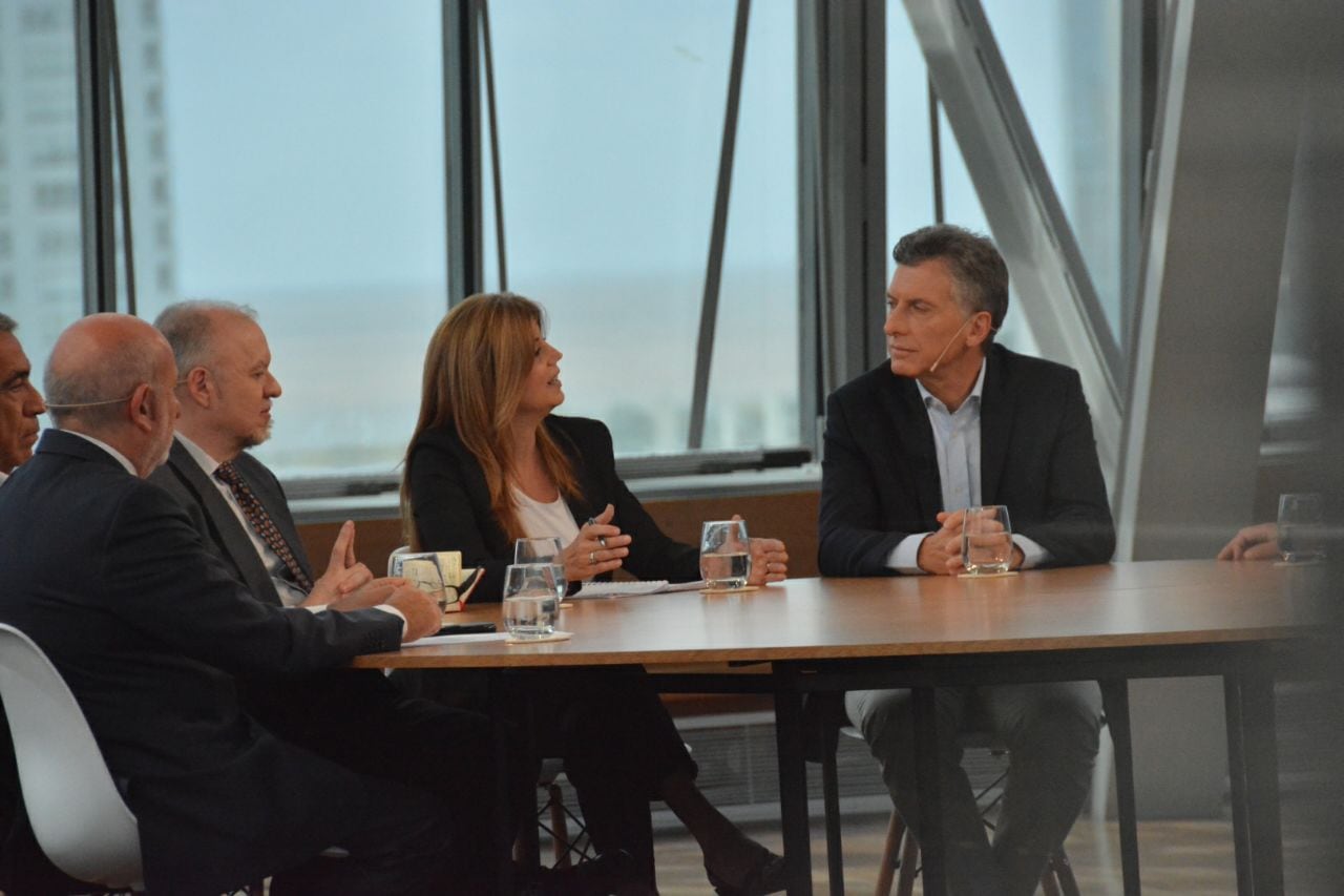 Fabiana Dal Prá participó del programa especial por "Los primeros 100 días" de Mauricio Macri. Foto: David Vilchez.