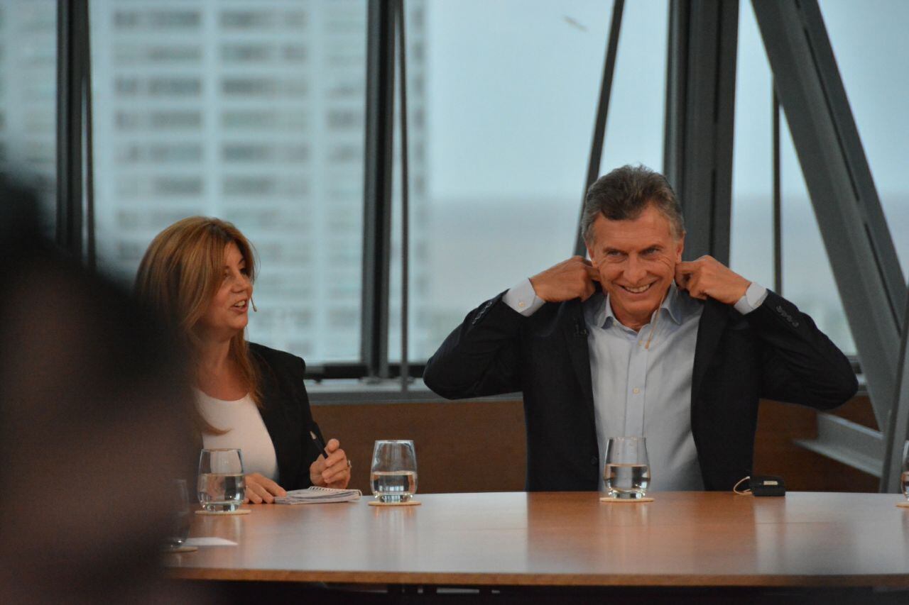 Fabiana Dal Prá participó del programa especial por "Los primeros 100 días" de Mauricio Macri. Foto: David Vilchez.