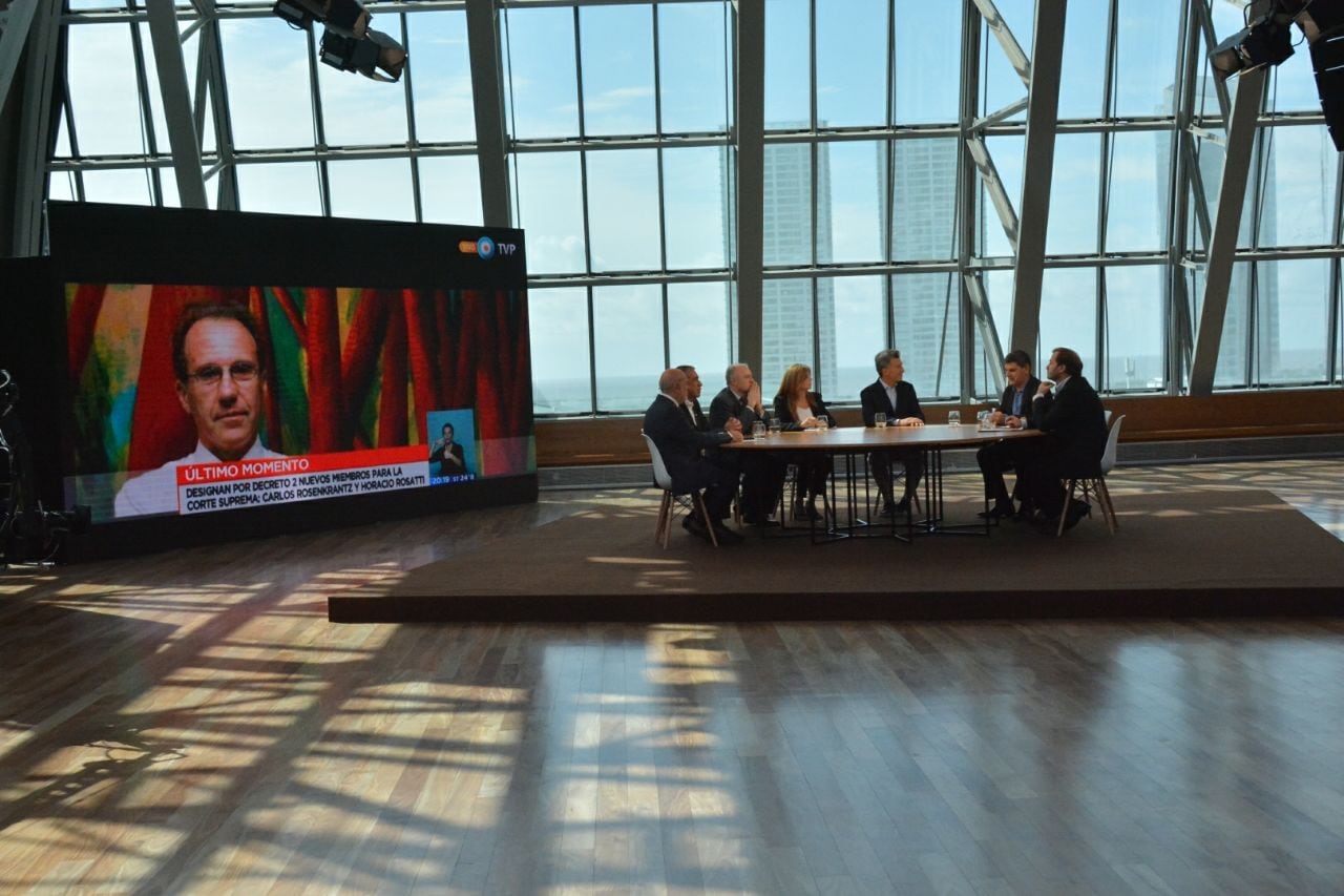 Fabiana Dal Prá participó del programa especial por "Los primeros 100 días" de Mauricio Macri. Foto: David Vilchez.