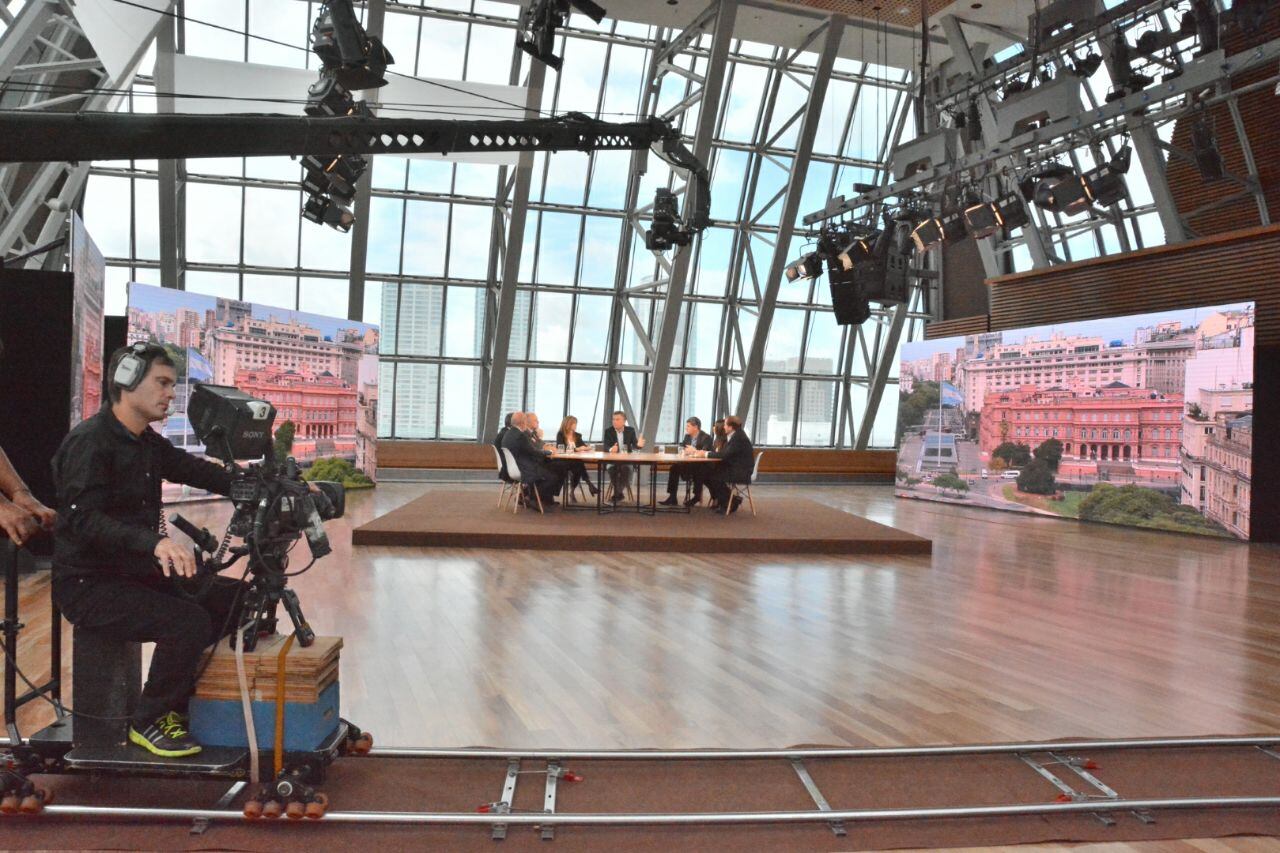 Fabiana Dal Prá participó del programa especial por "Los primeros 100 días" de Mauricio Macri. Foto: David Vilchez.