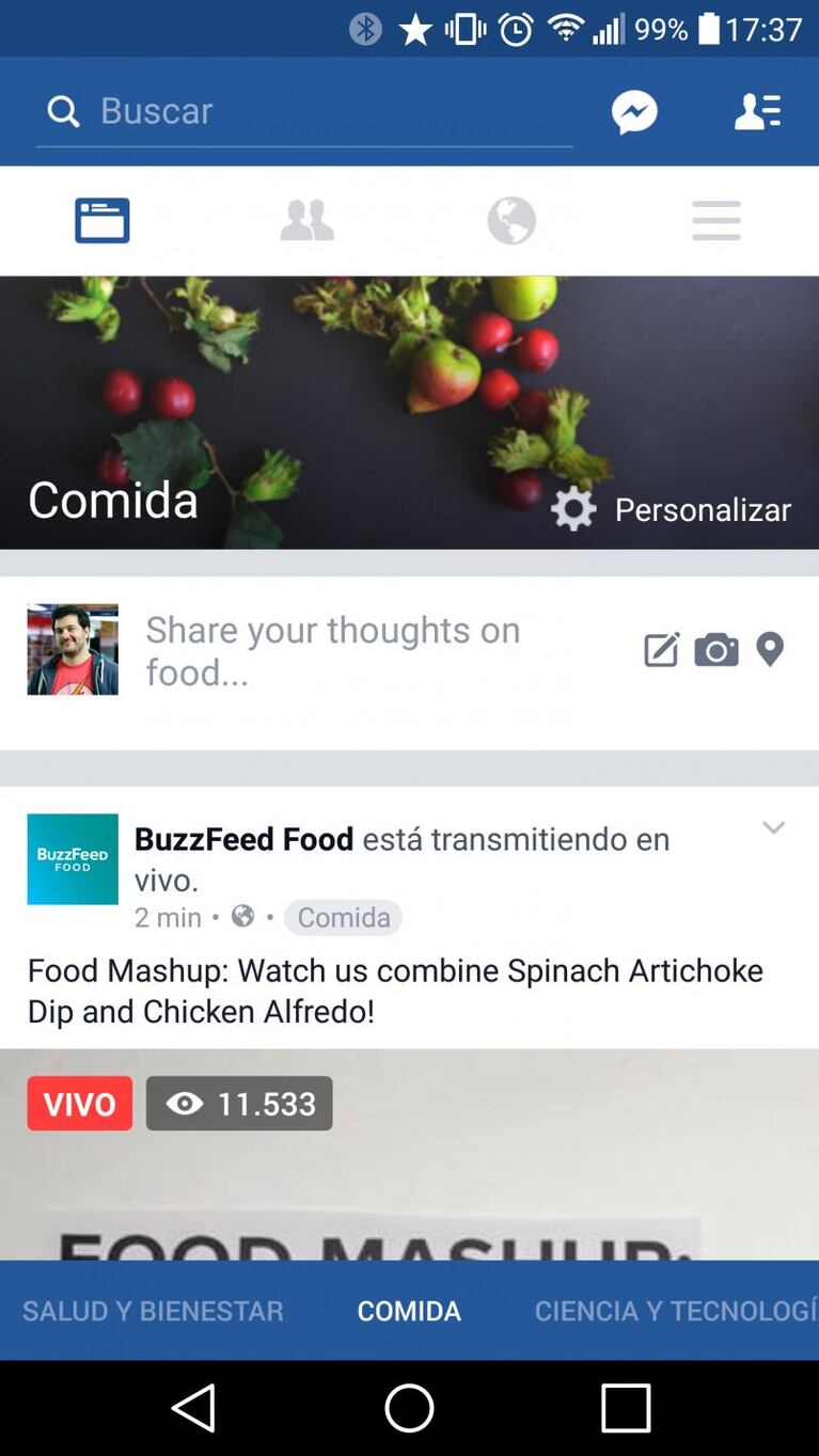 Facebook actualizó la forma de mostrar las noticias