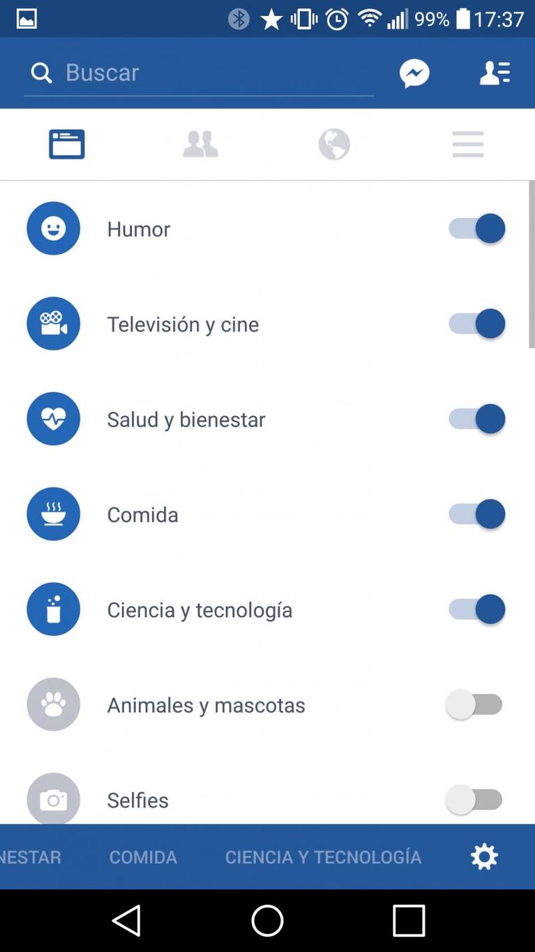 Facebook actualizó la forma de mostrar las noticias