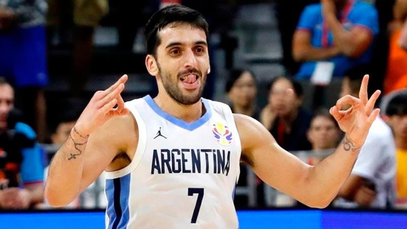 Facu Campazzo, el cordobés de la selección Argentina de básquet.