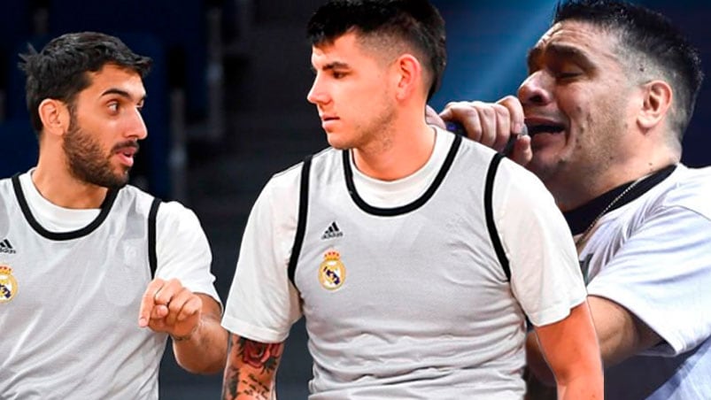 Facu Campazzo y Gaby Deck a puro cuarteto: las figuras del Real Madrid fueron al baile de LBC y Euge Quevedo