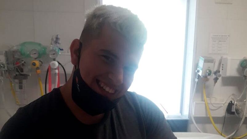 Facu, feliz con la llegada de su bebé. 