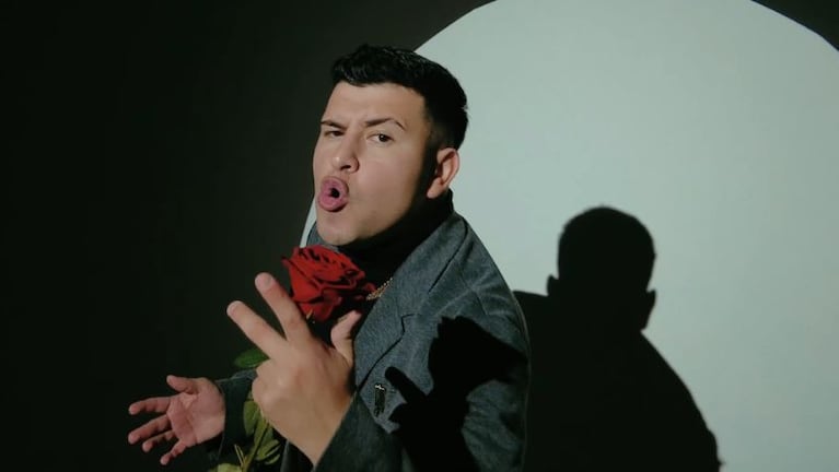 Facu Gutierrez en el estreno de "Dardos".