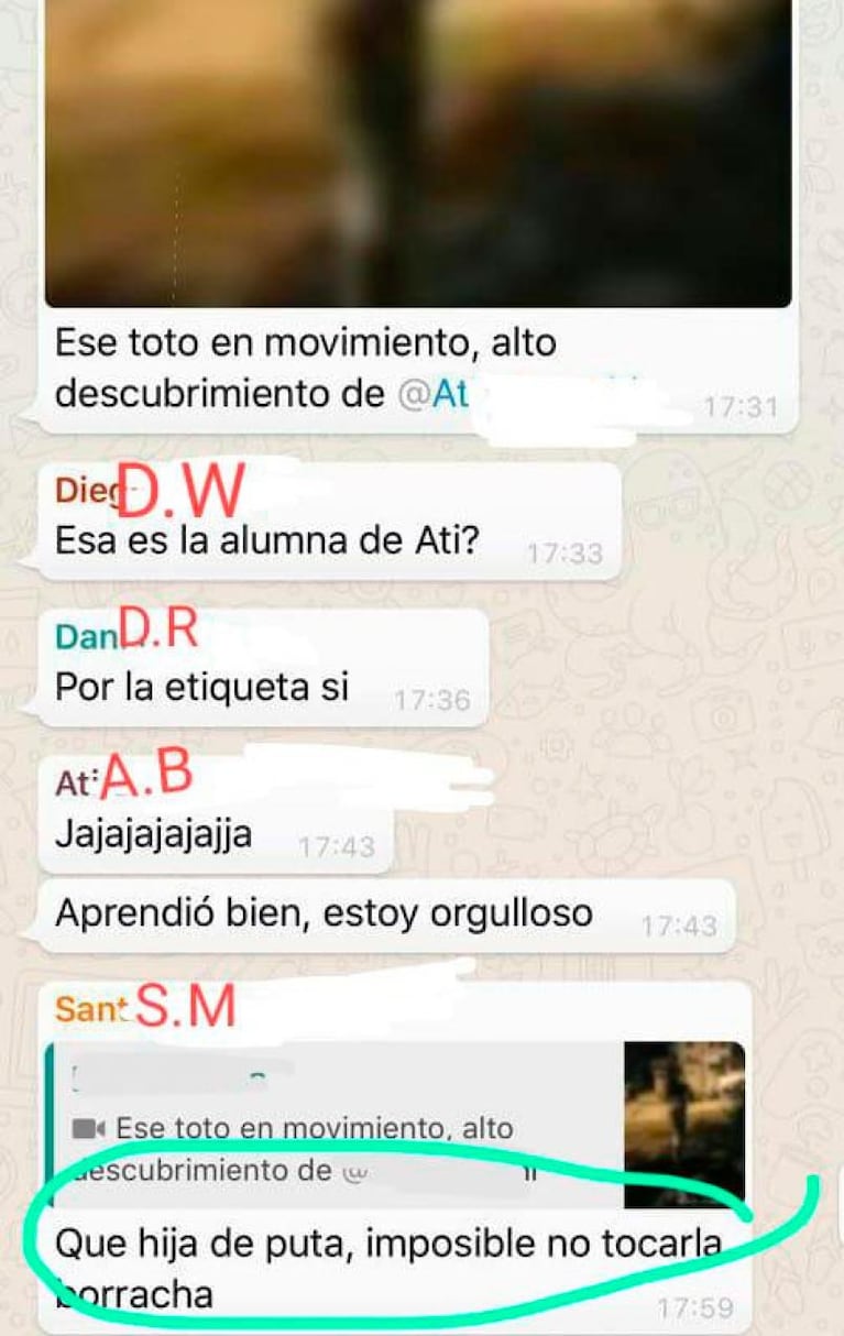 Facultad de ciencias médicas UNC: con chats de prueba, denuncian acoso a alumnas 