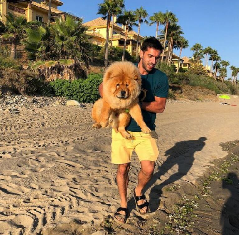 Facundo Campazzo y su perro Bruno: las fotos que cautivan en Instagram