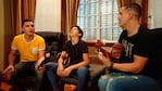 Facundo, Federico y Francisco, hermanos unidos por la música.