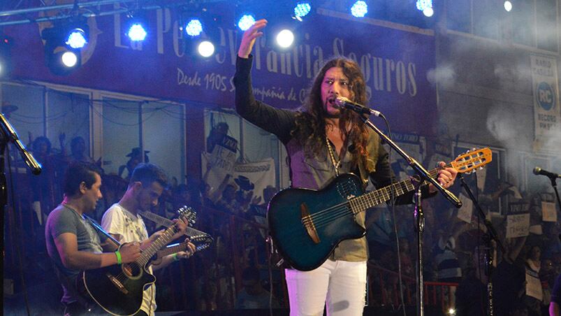 Facundo Toro, artista destacado en la noche del jueves en Jesús María. Foto: Maxi López / ElDoce.tv