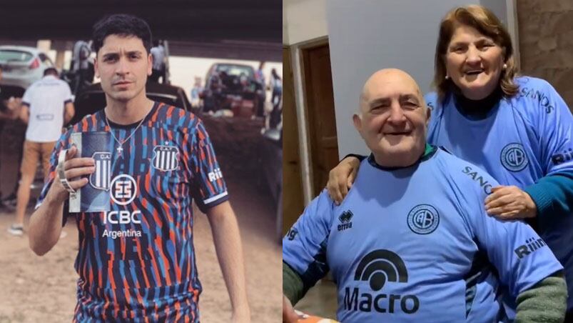 Facundo y un hermoso gesto con sus abuelos.