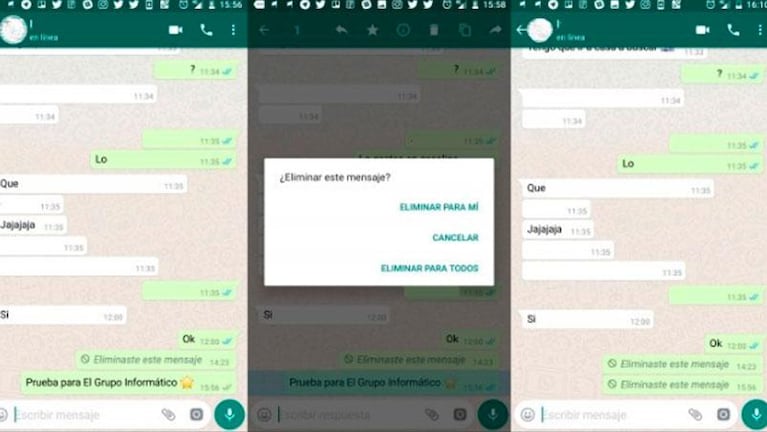 Falla en Whatsapp deja expuestos mensajes y fotos enviados por error