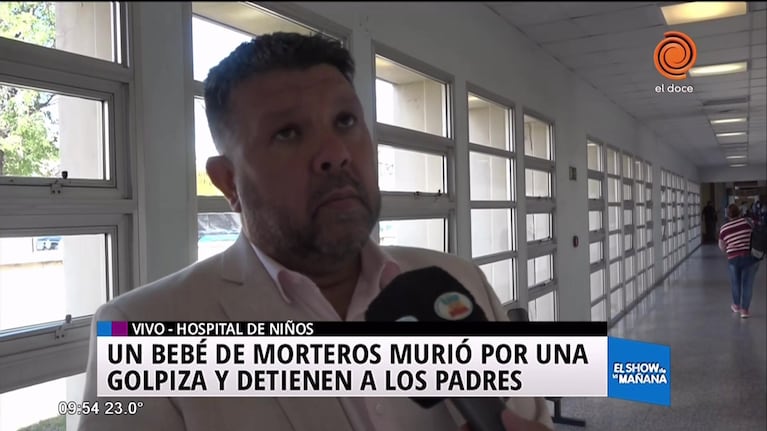 Falleció el bebé presuntamente golpeado por sus padres