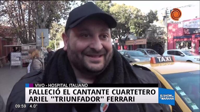 Falleció el cuartetero Ariel Ferrari