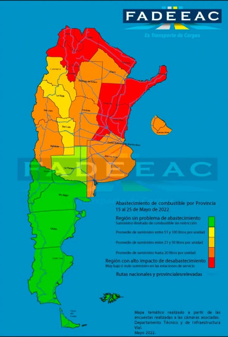 Falta de gasoil en Córdoba: advierten por desabastecimiento en las góndolas