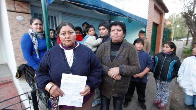 Familiares de Dayana reclamaron por el bebé. 