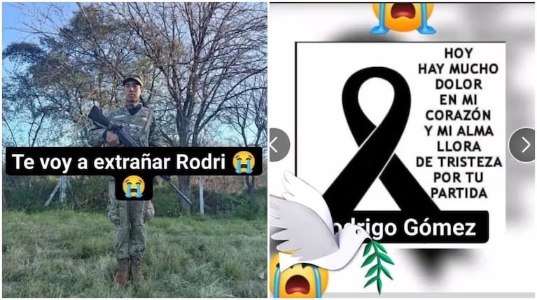 Familiares de Rodrigo Gómez lo despidieron en redes sociales