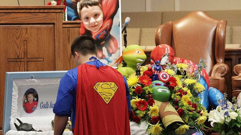 Familiares y amigos lo homenajearon con sus gustos. Foto: AP