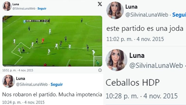 Fanática de Central, noviazgo con Gago y bronca con un árbitro: el perfil futbolero de Silvina Luna