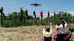 Fanáticos de la aviación no quisieron perderse el histórico evento. Foto: Twitter @SpottersCordoba