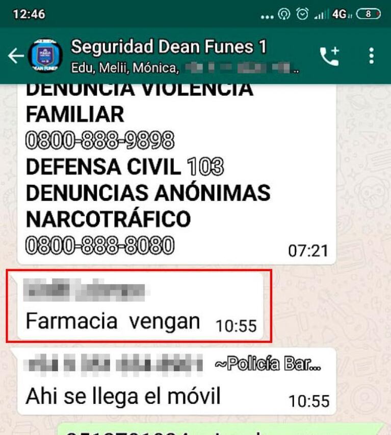 Farmacéutica maniatada: “Hay que buscarle trabajo a esta gente, no poner más policías”