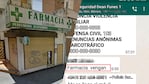 "Farmacia vengan": el texto que logró escribir la trabajadora en el grupo. 