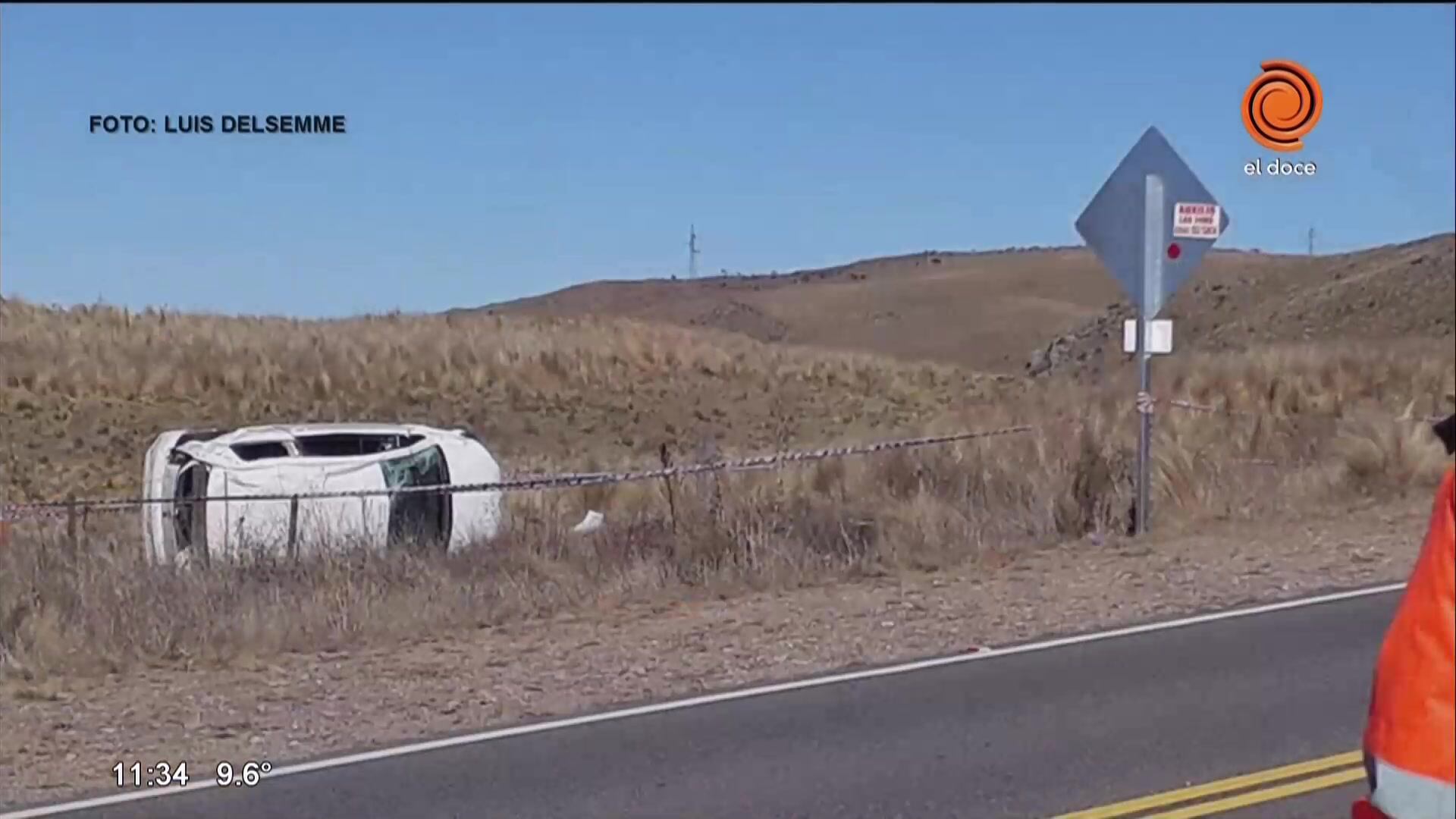 Fatal accidente en el Camino del Cuadrado