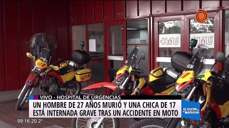 Fatal accidente en moto sin testigos