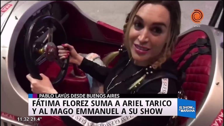 Fátima Flores sorteará premios a los espectadores