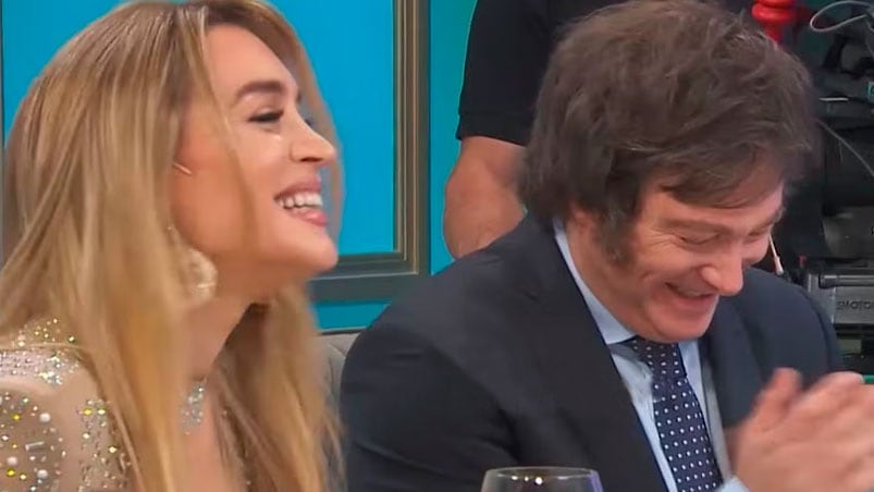 Fátima Florez y Javier Milei se conocieron en el programa de Mirtha Legrand en 2022.