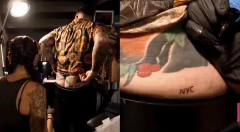 Fede Bal se hizo un tatuaje en la cola en su viaje a Nueva York: el curioso motivo