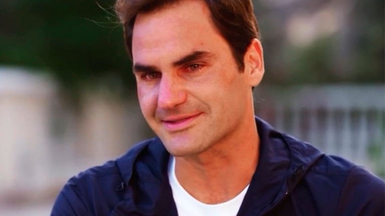 Federer recordó a su entrenador y no pudo contener las lágrimas.