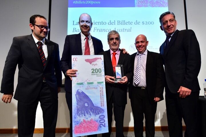 Federico Sturzenegger, presidente del Banco Central, recibió el premio.