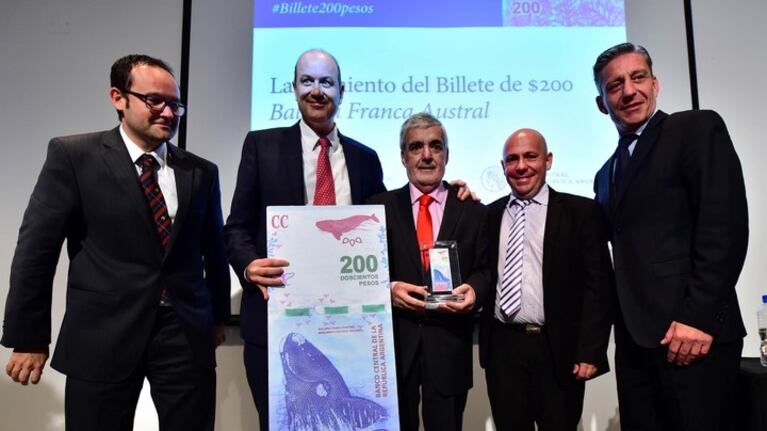 Federico Sturzenegger, presidente del Banco Central, recibió el premio.
