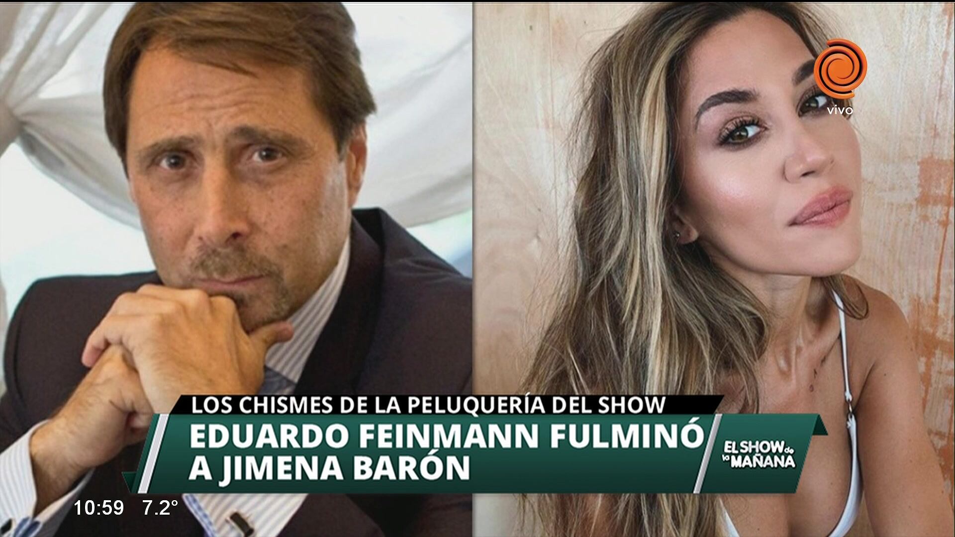 Feinmann fulminó a Jimena Barón