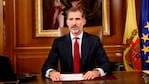 Felipe VI habló en medio de un clima de tensión y huelga general.