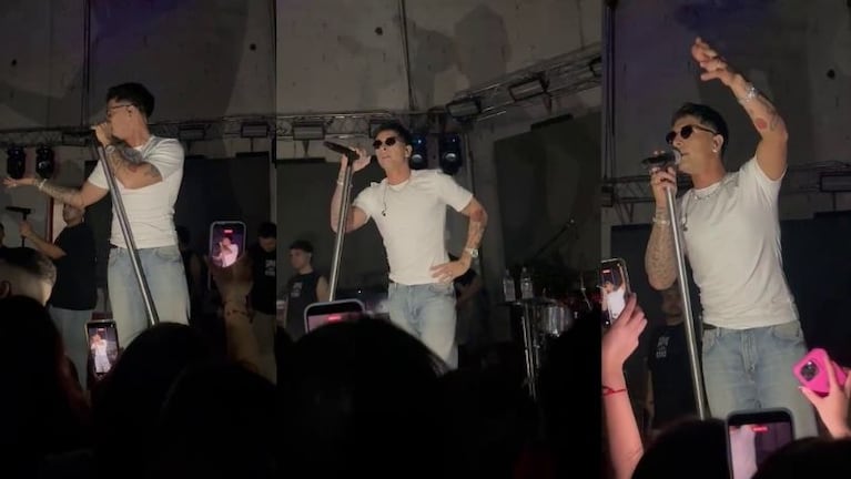 Fer Olmedo se enojó por un corte de luz en pleno baile y pidió disculpas a su público: ”Me siento avergonzado"