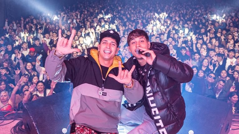 Fer Olmedo y Joaco Martín anunciaron un gran desafío para su banda.
