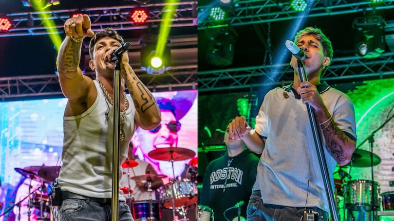 Fer Olmedo y Joaco Martín la rompieron interpretando dos clásicos de Ulises Bueno.