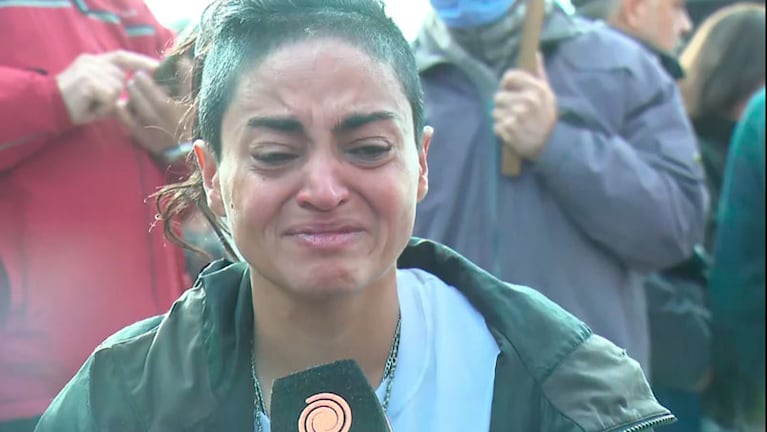 Fernanda Guardia rompió en llanto en el final del juicio.