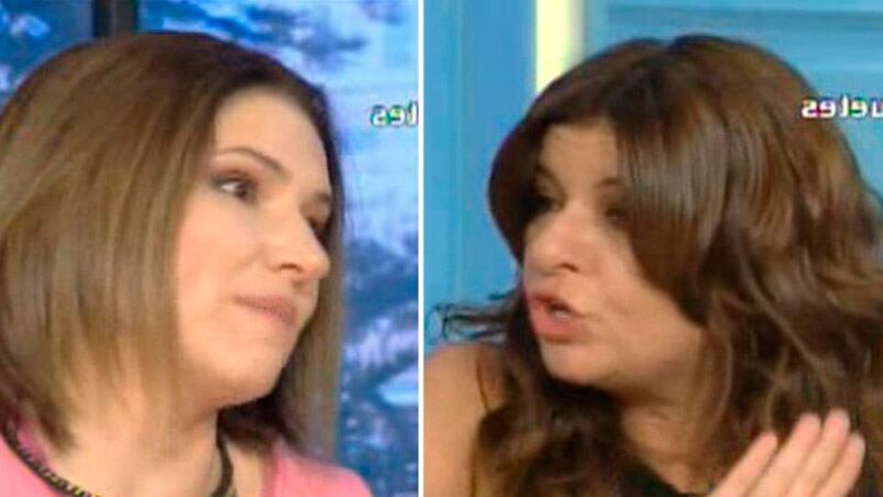 Fernanda Iglesias y Andrea Taboada se pelearon en "Nosotros a la mañana"