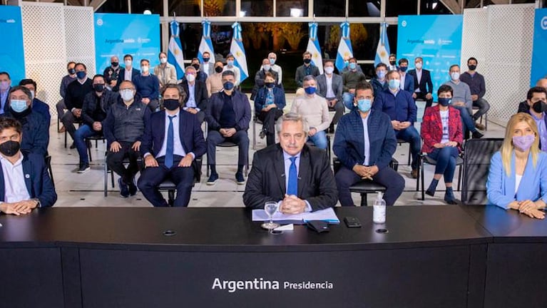 Fernández anunció que se traspasarán fondos de Capital Federal a la provincia de Buenos Aires.