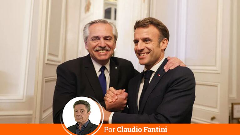 Fernández y Macron, en offside tras la Copa del Mundo en Qatar.