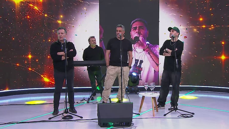 Fernando Bladys, Germain y Dani Guardia anticipando La Noche de Las Grandes Voces