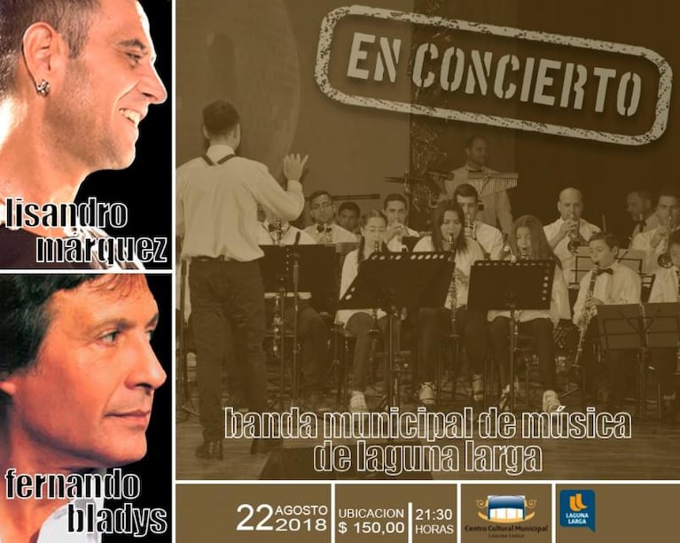 Fernando Bladys y Lisandro Márquez en concierto