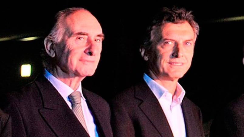 Fernando de la Rúa y Mauricio Macri. 