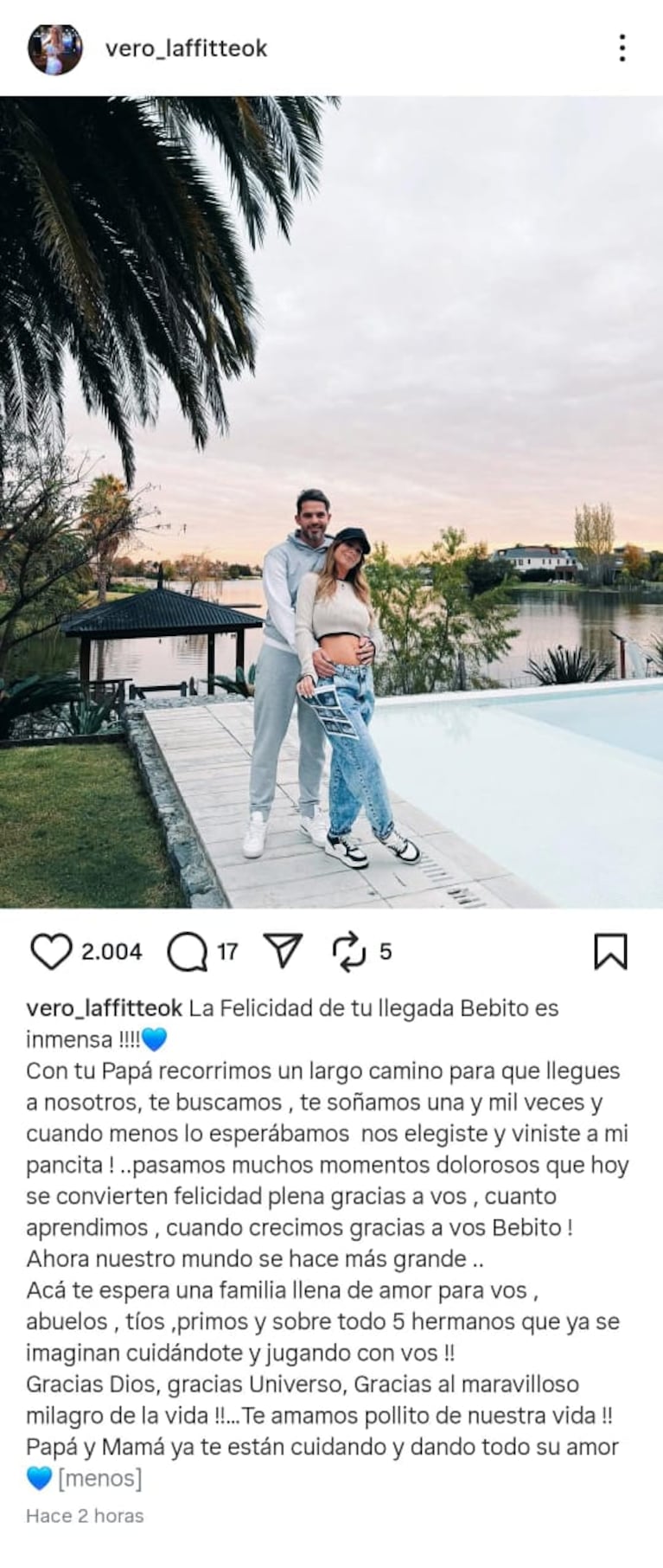 Fernando Gago será papá con su nueva novia: el tierno posteo que confirmó la noticia